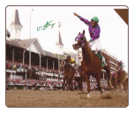 California Chrome 2014 Kentucky Derby Remote FInish Signed