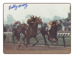 Proud Clarion 1967 Ky. Derby Signed Bobby Ussery Photo 8x10