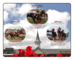 Secretariat, Seattle Slew and Affirmed Triple Crown Collage