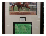Secretariat Kentucky Derby Program Commemorative Framed & Signed