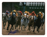 Silver Charm Kentucky Derby #3 8x10 Photo Signed Gary Stevens
