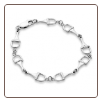 Sterling silver "Bit" bracelet