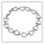 Sterling Silver Stirrup bracelet