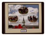 “The Last Hurrah” Framed Triple Crown Commemorative Triple Signed